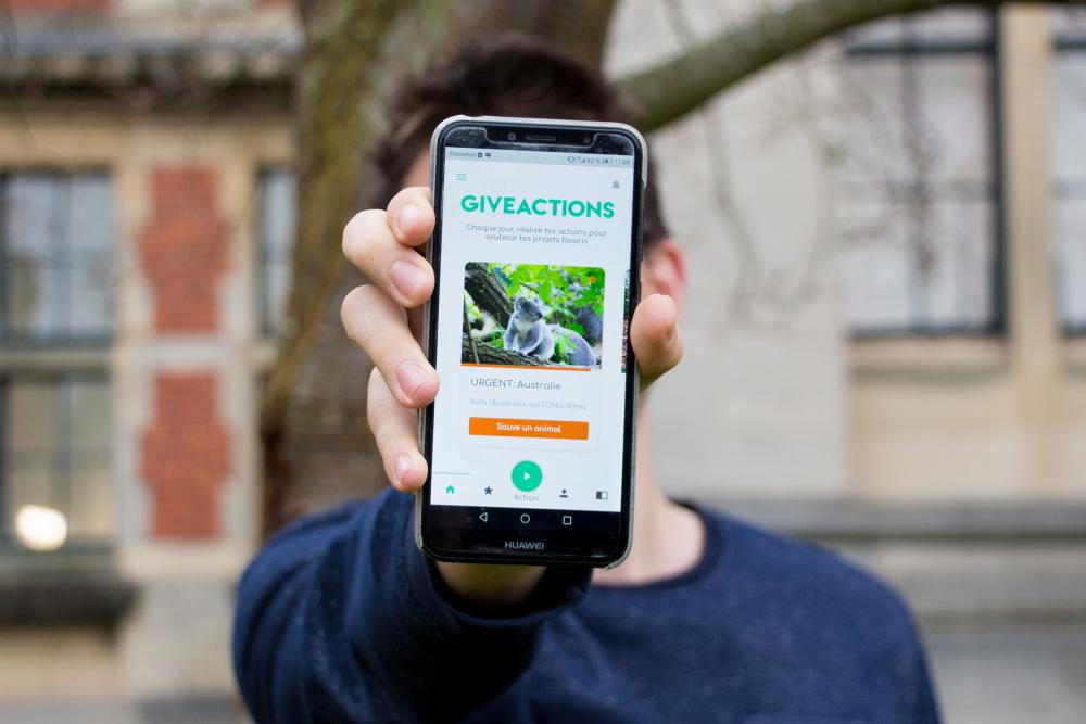 GiveActions, l’appli (made in Brussels) pour changer le monde depuis son smartphone