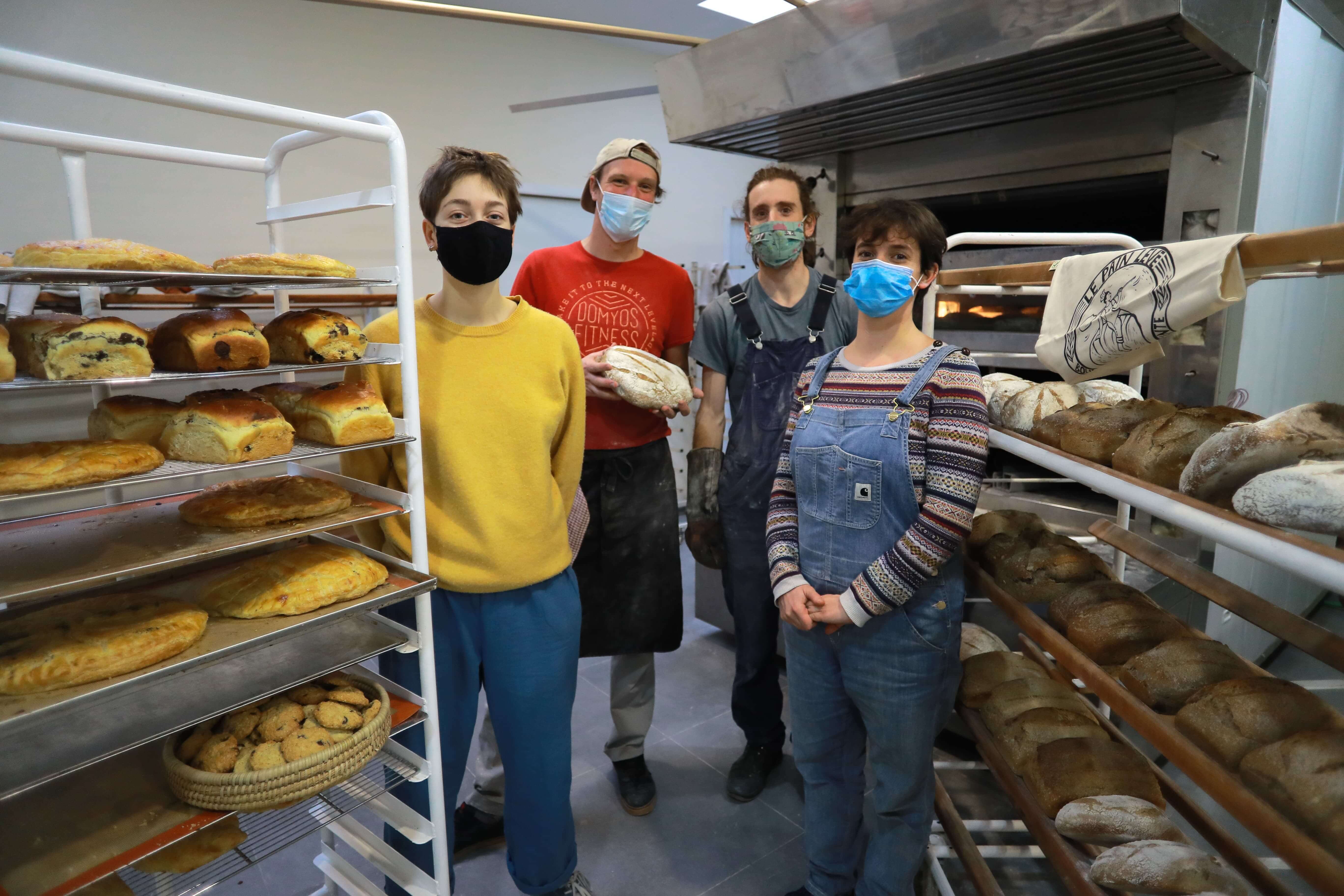 Les fondateurs de la boulangerie Le Pain Levé